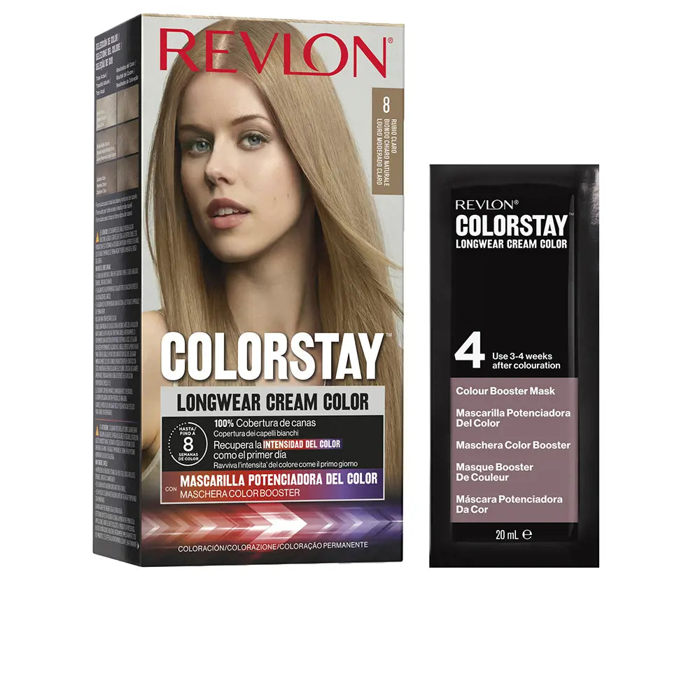 Revlon Colorstay Longwear Cream Color 8-Rubio Claro 4 U